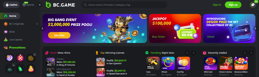 BC Game Casino - Bitcoin Casino